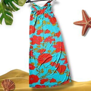 Y2K Cotton Floral Billabong Maxi Dress, sz XS-S